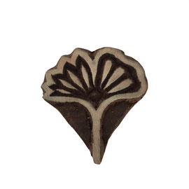 Block Print Stamp Flower M 12